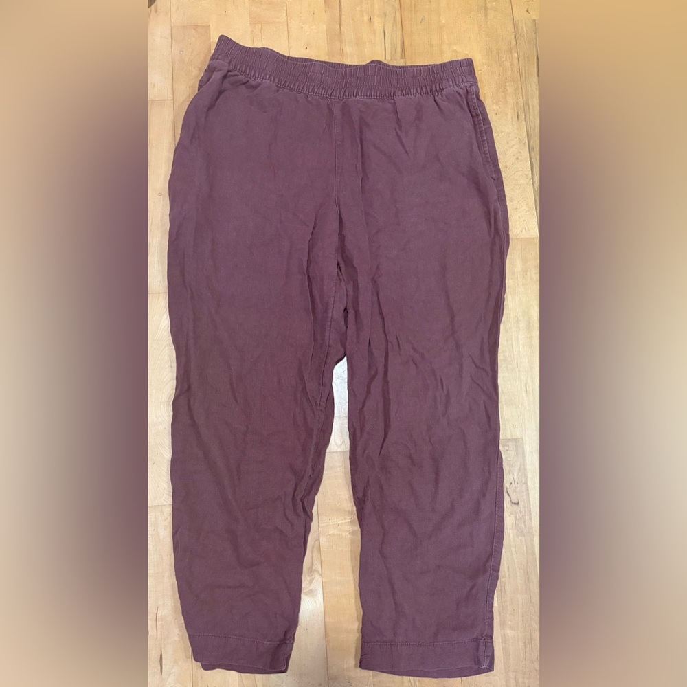 Old Navy Burgundy Straight Pants